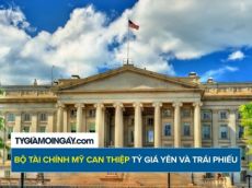 Bộ Tài chính Mỹ can thiệp tỷ giá yên và thị trường trái phiếu