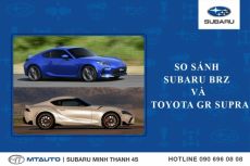 So Sánh Subaru BRZ và Toyota GR Supra | Subaru Minh Thanh
